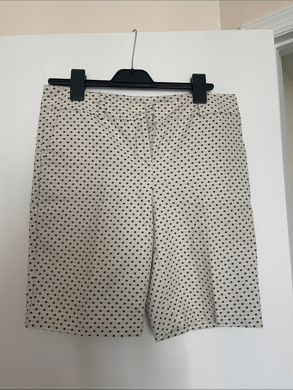Cream Polka Dot Shorts